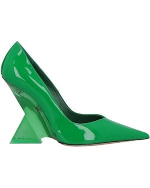 The Attico Court Shoes Leather - Green