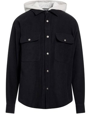 Palm Angels Jacket Cotton - Blue