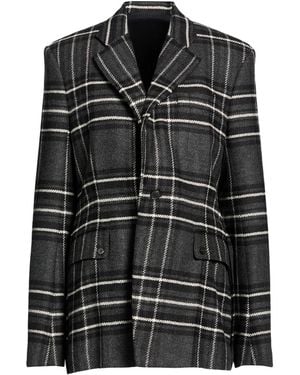Setchu Coat Virgin Wool, Wool, Cashmere - Black