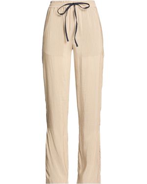 Victoria Beckham Trousers Viscose, Silk - Natural