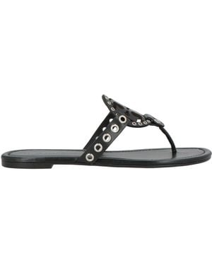 Tory Burch Sandalias De Dedo - Negro