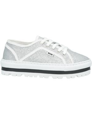 MSGM Sneakers Textile Fibers - White