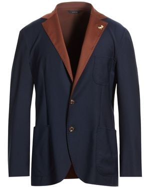 Tombolini Blazer Polyamide, Wool, Elastane, Silk - Blue