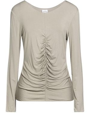 Armani Collezioni Top Viscose, Elastane - Gray