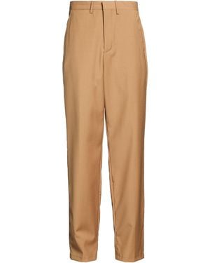 Paura Khaki Pants Virgin Wool - Natural