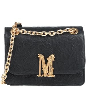 Moschino Cross-Body Bag Soft Leather - Black