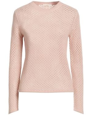 Fedeli Blush Sweater Cashmere, Linen - Pink