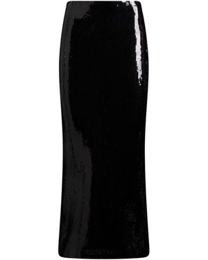 N°21 Midi Dress Polyester, Elastane - Black