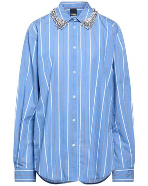 Pinko Azure Shirt Cotton, Nylon, Glass, Brass, Polyester - Blue