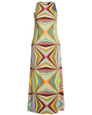 La DoubleJ Maxi Dress Viscose, Elastane - Metallic