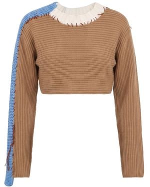 Marni Sweater Virgin Wool - Brown