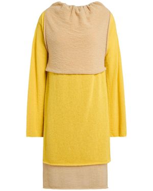 Issey Miyake Mini Dress - Yellow