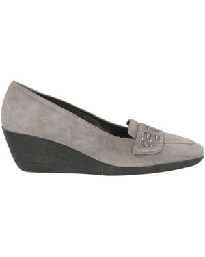 Melluso Loafers Leather, Synthetic Fibers - Gray