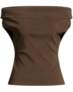ARMARIUM Chocolate Top Viscose, Nylon, Elastane - Brown