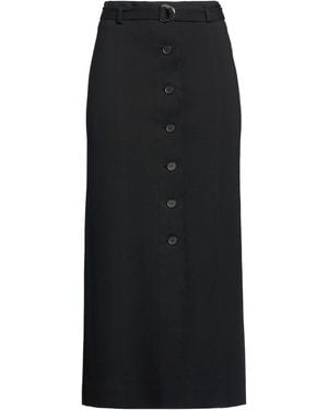 Liviana Conti Midi Skirt Viscose, Polyamide, Elastane - Black