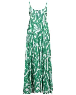 Giulia N Couture Maxi Dress - Green