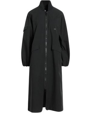 Ganni Overcoat & Trench Coat - Black