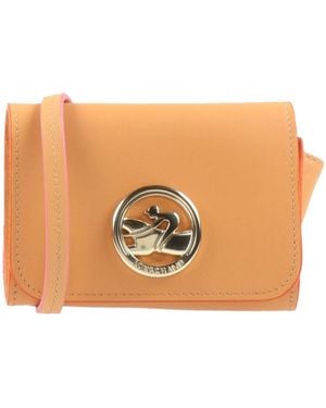 Longchamp Crossbody Wallet Leather - Orange