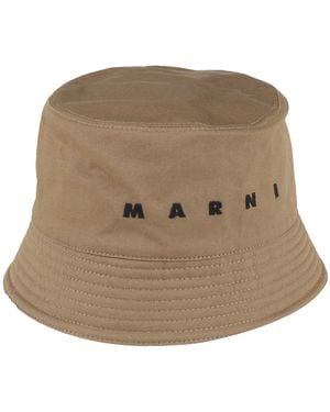 Marni Military Hat Cotton - Natural