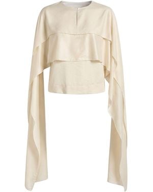 Pierantonio Gaspari Ivory Top Polyester - White