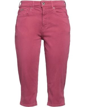 Pepe Jeans Shorts & Bermuda Shorts Cotton, Elastane - Red