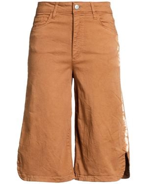 Shaft Camel Shorts & Bermuda Shorts Cotton, Elastane - Brown