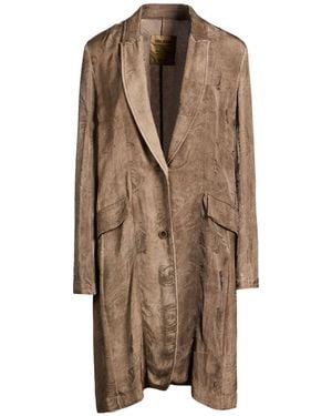 Uma Wang Overcoat & Trench Coat Viscose - Brown