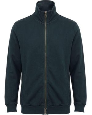 Crossley Charcoal Sweatshirt Cotton - Blue