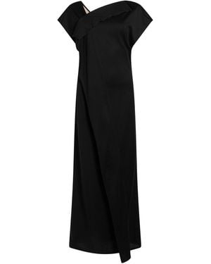 Plan C Maxi-Kleid - Schwarz