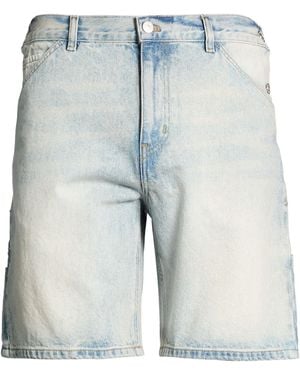 Courreges Denim Shorts Cotton - Blue