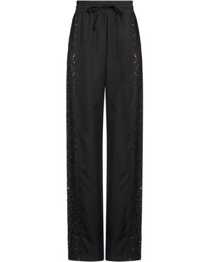 Gaelle Paris Trousers Polyester, Cotton - Black