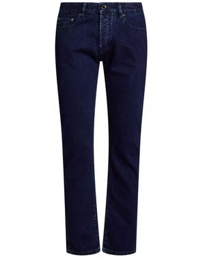 Moorer Jeans Cotton, Elastane - Blue
