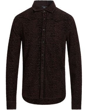 John Varvatos Shirt Polyester, Organic Cotton - Black
