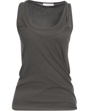 Helmut Lang Dark Tank Top Lyocell - Gray