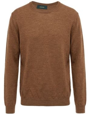 Zanone Pullover - Braun