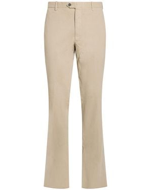 Malo Trousers Cotton, Elastane - Natural