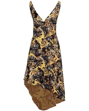 Versace Jeans Couture Midi Dress Polyester - Metallic