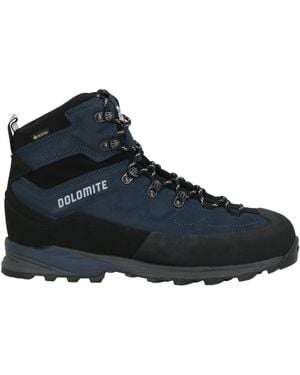 Dolomite Ankle Boots Leather, Textile Fibres - Blue