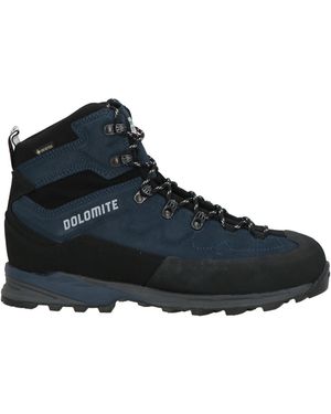 Dolomite Ankle Boots Leather, Textile Fibers - Blue