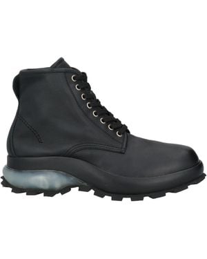Jil Sander Ankle Boots Leather - Black