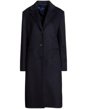 GANT Midnight Coat Wool, Polyamide, Cashmere - Blue