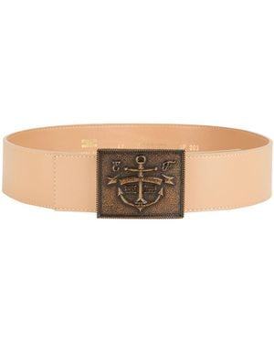 Elisabetta Franchi Belt Textile Fibers - Natural