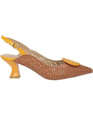 Luciano Barachini Pumps Leather - Brown