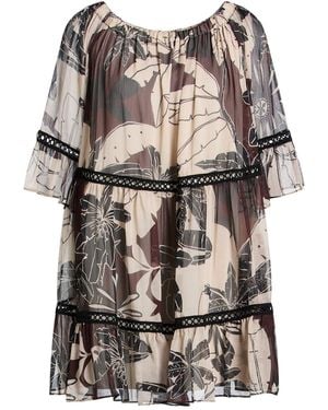 Twinset Mini Dress Polyester - Brown