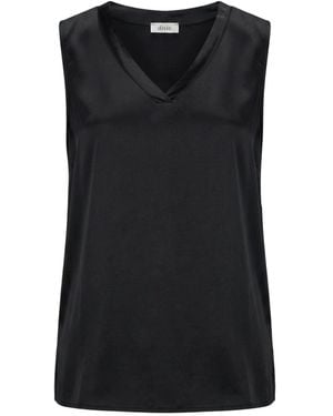 Dixie Top Viscose, Elastane - Black