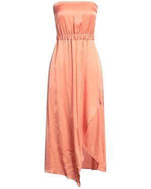 Kaos Apricot Maxi Dress Viscose - Pink