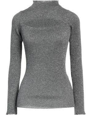 Kocca Turtleneck Viscose, Polyamide, Metallic Polyester - Grey