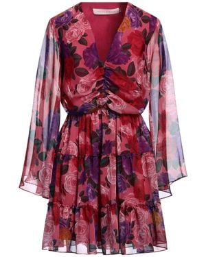 Sandra Mansour Robe courte - Rouge