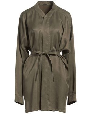 Rick Owens Military Shirt Cupro - Green