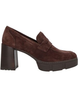 Unisa Loafers Leather - Brown